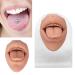 Soft Silicone Tongue & Mouth Model with Acrylic Stand - Perfect for Piercing Practice & Jewelry Display | Teaching Aids (Flesh Blonde - Buy Online on GoSupps.com