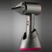 Portable Cordless Hair Dryer Narrow Nozzle Lightweight Mini Blows Dryer Fast Drying 3 Speed/Hot & Cold Blow Dryer with Charging Base for Indoor Outdoor Camping