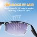 TERAISE Anti-UV Reading Glasses 4-Pairs Blue Light Blocking Readers | Men and Women | 3 Black + 1 Sun | 2.25x - Buy Online on GoSupps.com