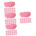 minkissy 800 Sheets Eyelash Cleaning Pads Eyelash Gel Glue for Lashes Travel Cleaning Supplies Nail Polish Remover Pads No Lint Nail Cotton Pads Lash Glue Wipes Nail Pads Nail Remover Pink