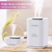 3.3L Cool Mist Humidifier for Bedroom & Baby Room | 8H Continuous Operation | Waterless Auto-Off | Up to 25 H | Night Light & 4Pcs Filters Included | Ideal for Home, Office, and Plants - White - Buy Online on GoSupps.com