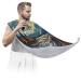 Burning Baseball Beard Bib Apron Beard Hair Catcher for Men Shaving Fathers Day Anniversary Christmas Gifts for Dad Husband Beard Bib with 2 Suction Cups