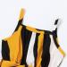 Yellow Striped Toddler Girls Sleeveless T Shirt & Shorts Outfit - Size 3-4 Years - Buy Online on GoSupps.com
