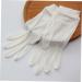 FRCOLOR Mittens 1 Pair Grooming Gloves Inspection Gloves Hand Moisturizer Hand Gloves Paraffin Wax Gloves Breathable Moisture Gloves Beauty Accessory Silk Multifunction Jewelry White - Buy Online on GoSupps.com