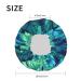 Tropical Palm Leaves Shower Cap - Reusable Waterproof Hair Cap with PEVA Lining - Buy Online on GoSupps.com