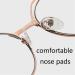 Stylish Metal Frame Reading Glasses for Women | Light Blocking Computer Eyewear & Sunglasses - Buy Online on GoSupps.com