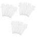 minkissy 6 Pairs Nail Gloves Uv Protection Gloves for Manicures Reusable Uv Gloves Fingerless Uv Gloves Nail Gel Nail Uv Lamp Manicure Gloves White Miss Polyester Hand Grill Lamp