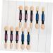 Mikinona Make Eye Shadow Brush 10pcs Women Makeup Brush Cosmetics Eye Shadow Brush Double Head Applicator Miss Blending Brush - Buy Online on GoSupps.com