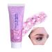 BestAuty Festival Glitzer body glitter gel 50ml for face hair lips nail nails diy long-loading for festival party make-up face glitter glitter for hair festival (#3 pink)