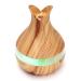 300ml Essential Oil Diffuser Small Aromatherapy Diffuser Cool Mist Humidifier with 7 Colors LED Lights Auto Off Timer Aroma Diffuser Scent Humidifier or Home Office Room