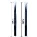 Stainless Steel Diamond Grip Eyelash Tweezer Kit - 3 Pcs Set with Free Mirror - Straight & 45 Angled Tips - Professional Makeup Tool for Women - Buy Online on GoSupps.com