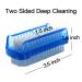 Two-Sided Nail Brush Set for Men, Women, and Kids - Soft and Stiff Bristles for Fingernails and Toes - 4 PCS - Buy Online on GoSupps.com