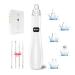 2023 Upgraded Blackhead Remover Pore Vacuum  Newest Blackhead Extractor-5 Suction Power 5 Probes USB Rechargeable Facial Pore Cleaner Kit Electric Acne Extractor Tool for Women & Men Off White