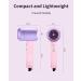 7MAGIC Ionic Hair Dryer 1875W - Fast Drying, Negative Ion Technology, Travel-Friendly, Pink - Buy Online on GoSupps.com