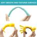 QpenguinBabies Teething Aid - Natural Silicone Baby Teething Rings for Soothing & Cooling | International Shipping Available - Buy Online on GoSupps.com