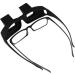 Lazy Glasses - Horizontal Bed Prism Spectacles for Reading & Watching TV | High Definition Periscope Eyeglasses - Unisex Black - Buy Online on GoSupps.com