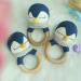 Buy Yuanshenortey Baby Wooden Teether Ring & Crochet Rattle | Safe Infant Chewing & Teething Toy - Shop Worldwide - Buy Online on GoSupps.com
