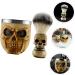 Villcase Men s Suit Stationery Box Set | Desk Organizer with Pen Holder Shaving Brush & Razor Holder - Portable Nylon Hairbrush & Skull Design - Buy Online on GoSupps.com