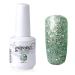 Vishine Gel Polish Nail Art Soak-off UV LED Nail Gel Polish Diy Manicure Glitter Olivedrab #602