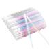 G2PLUS 100 PCS Disposable Lip Brushes - Multi-colored Disposable Lip Wands - Crystal Lipstick Lip Applicator Wands for Lips Eyes and Makeup Application 100PCS Multi-colored