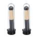 NICENEEDED 2 PCS Silicone Lip Concealer Makeup Brushes Lip Gloss Lipstick Lip Applicator Tools Portable Round Head Silicone Lip Make Up Brush with Tube Protector for Women