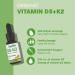 Certified Organic Vitamin D3 & K2 (MK7-Natto) - 490 Drops- Support Your Bones Immune System - Non-GMO - Gluten Free - Made in Canada (13.5 ml (Pack of 2)) - Buy Online on GoSupps.com