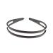 GIRLS SMALL HEAD LADIES School Uniform Work Gym Yoga Birthday Party Hair Accessories Plain Plastic Wide Stencil Short Long Hair Headband Alice Band Hairband Black Double Row Stripes Lines