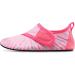 JIASUQI Kids Water Shoes - Quick Dry Aqua Socks for Beach and Pool - 5.5/6 UK Child - Easy Line Pink - Buy Online on GoSupps.com