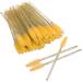 Disposable Eyelash Brushes 50 Pieces Nylon Make-up Brushes Mascara Sticks Eyelashes Eyebrows Disposable Portable Brush (Yellow) - Buy Online on GoSupps.com
