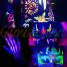 UV Black Light Reactive Face & Body Paint - Neon Fluorescent 8-Color Powder for Parties | Water-Based & Glow Under Black Light - Buy Online on GoSupps.com