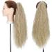 24" Long Ponytail Extensions Yaki Synthetic Claw Clip in Pony Tails Corn Wave Ponytail Curly Hairpiece for Women Ash Blond 24inch (Pack of 1) Yaki-Ash Blond - Buy Online on GoSupps.com