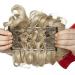 SEGO Comb Hair Extensions Hairpiece Bun Hair Extension Hair Tie