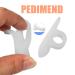 Pedimend Under Toe Support - Set of 6 | Toe Corrector & Straightener Pads - Silicone Gel Hammer Toe Crest Pads for Claw, Crooked, Mallet Toes | Orthopedic Metatarsal Rings - White - Buy Online on GoSupps.com