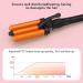 3 Barrel Curling Iron for Beach Waves | Dual Voltage 1 Inch Ceramic Tourmaline | Adjustable Temperature Triple Barrel Iron - Quick Heat Up Rose Gold - Buy Online on GoSupps.com