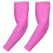 CompressionZ Compression Arm Sleeves for Men & Women UV Protection Elbow Sleeve Pink XS