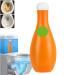 Bowling Blue Bubble Toilet Bowl Cleaner Automatic Long-Lasting Toilet Bowl Cleaner in Bottle Blue Bubble Household Toilet Cleaner Removing Stains and Odors (1 Pcs)