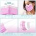 1ABOVE 3 Ply Pink Disposable Face Mask (50 Pack) - Dustproof & Breathable - Buy Online on GoSupps.com