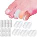 Mcvcoyh 18 Pieces Pinky Toe Caps Breathable Toe Protector Small Toe Cover Sleeves with Holes Provides Relief from Corns Blisters Sores