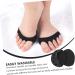 FRCOLOR 12 Pairs High Heels Forefoot Pad Black Sheer Top Non- Slip Toe Half Socks Black Womens Top Socks Women Sandalias para Hombres Nails Gel of Foot Cotton Sock Pad Ladies Breathable - Buy Online on GoSupps.com