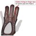 UNIVERSE ARCHERY Handmade Leather Three Finger Archery Glove | Shooting and Hunting | Recurve Bow Cow Hide | Sizes XS-XXL - Buy Online on GoSupps.com