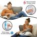 American Made Heating Pad with Hook and Loop Strap for Hands-Free Relief | XL Microwavable Heat Pack for Muscle & Joint Pain Relief | 1 Pack - Buy Online on GoSupps.com