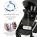 High-Quality Silicone Seat Belt Set for Toys & Cups - Adjustable Stroller Cup Catcher - Multi-Colored 3-Piece Set - Buy Online on GoSupps.com
