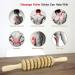 Knnuey 12 Rollers Wooden Massager | Curved Exercise Roller Sticks for Full Body Relief | Wood Therapy Massage Tools for Muscle Pain Relief - International Shipping Available - Buy Online on GoSupps.com