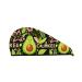 Avocado Keep Calm Microfiber Hair Towel Soft Super Absorbent Hair Towel Wrap for Women Coral Velvet Quick Dry Hair Cap for Long Curly and Thick Hair