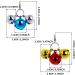 Molain 12 Bells Cat Dog Collar Charms - Colorful Jingle Bells for Pet Collar Accessories - 4 Sets for Festival Party DIY Decoration - Buy Online on GoSupps.com