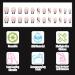 24pcs Short Square False French Tip False Nails Stick on Nails Glitter Press on Nails Removable Glue - on Fake Nails Acrylic Full Cover Nails Women Girls Nail Art Accessories (French Black Ripple) - Buy Online on GoSupps.com