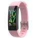 ZURURU Fitness Tracker with Blood Pressure Heart Rate Sleep Health Monitor for Men and Women, Upgraded Waterproof Activity Tracker Watch, Step Calorie Counter Pedometer Pink