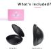 ViiNA Menstrual Disc - Soft Reusable Medical Period Disc (Black) with Storage Case | Eco-Friendly & Comfortable Menstrual Care - Buy Online on GoSupps.com