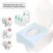 Disposable Toilet Seat Covers 30Pcs - Waterproof & Individually Wrapped - Large Portable Potty Training Covers for Kids - Ideal for Road Trips & Public Restrooms - Sky Blue - Buy Online on GoSupps.com