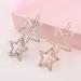 2pcs Rhinestone Star Hair Clips - Stylish Metal Hollow Geometric Hair Accessories for Girls and Women - Buy Online on GoSupps.com